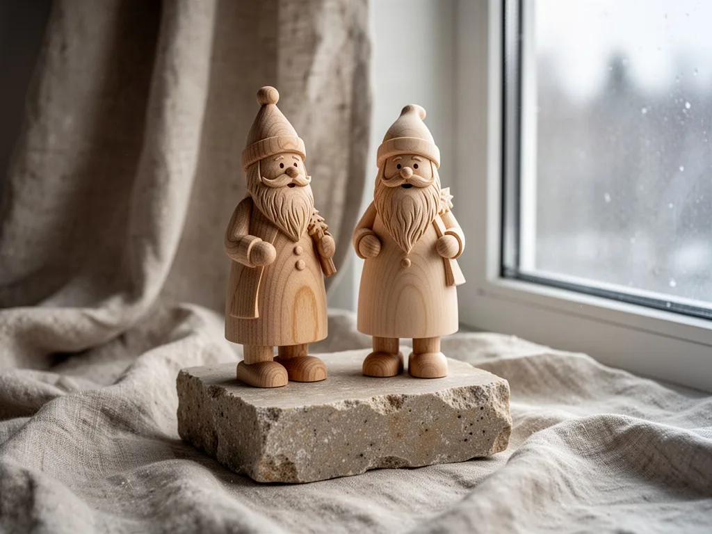 Carved Linden Wood Figures