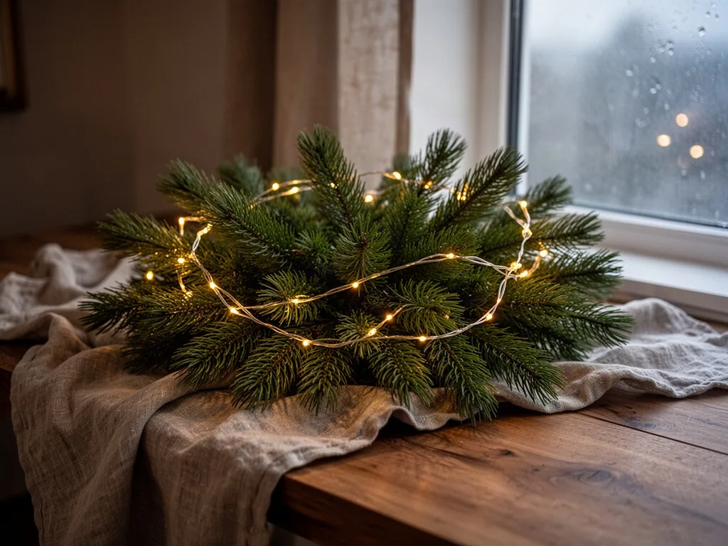 Illuminated Pine Bough Garlands